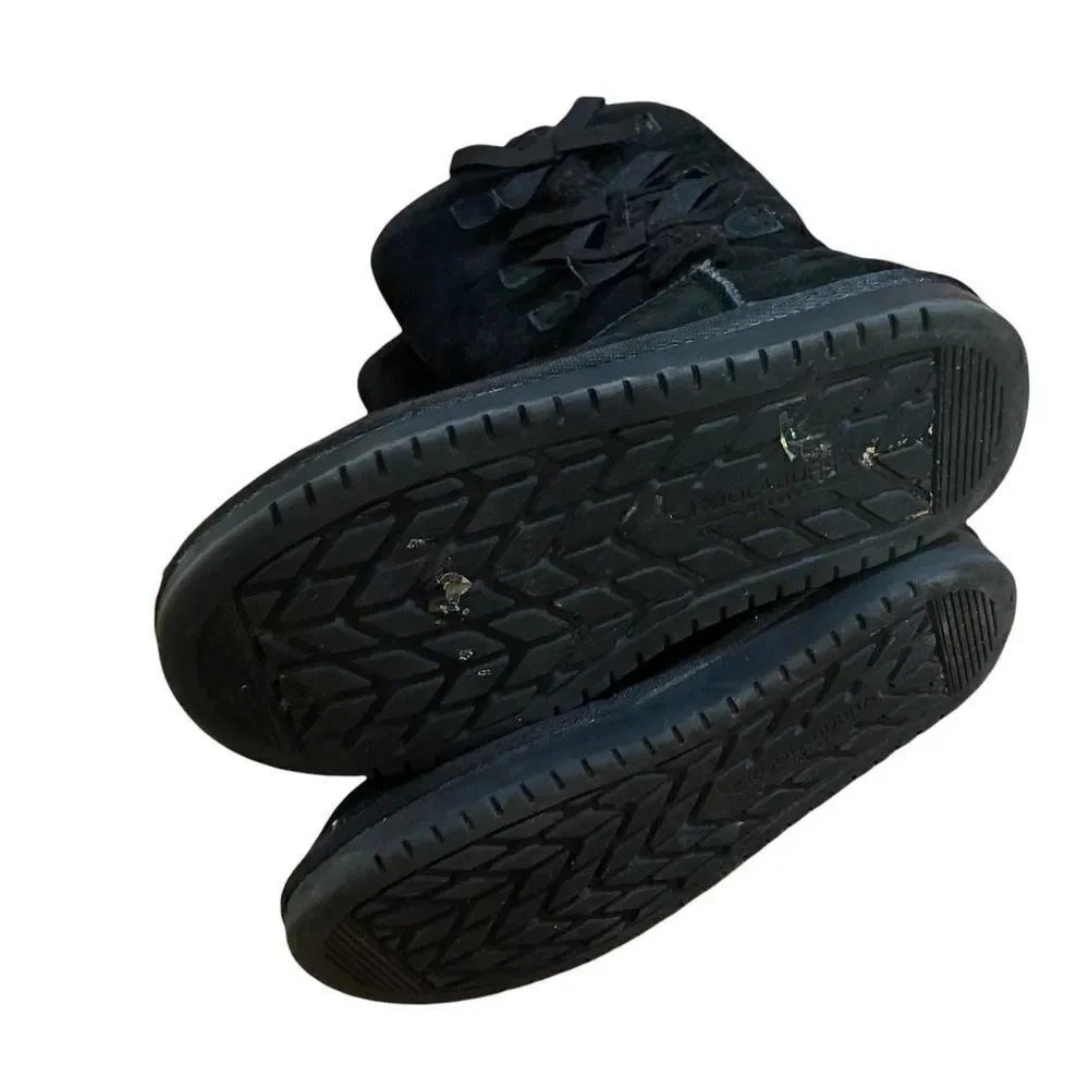 Koolaburra by Ugg Kids Victoria Tall Boot Black Size 2